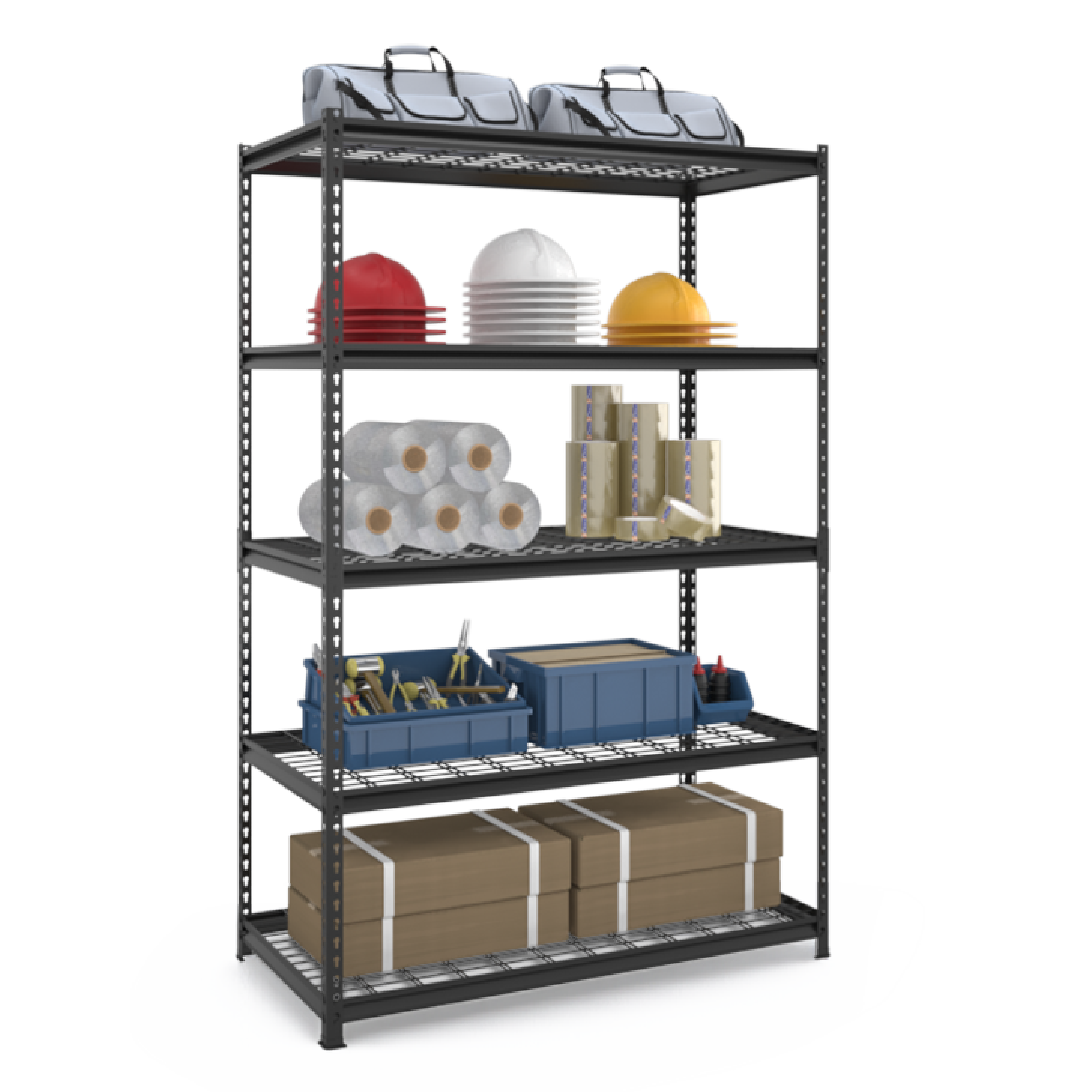 Spring Wire Storage 5-Tier Wire Storage Shelving | 4Dock