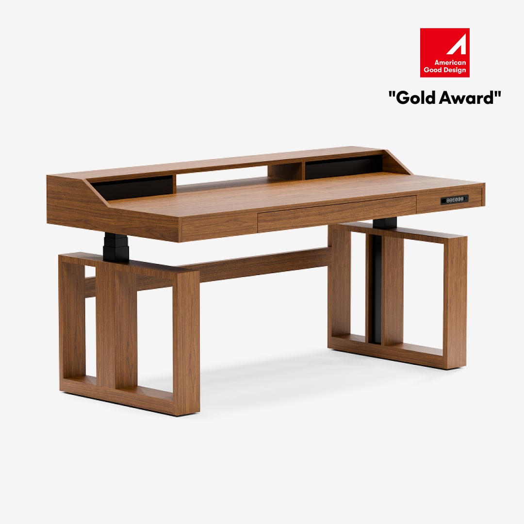 FlexiSpot Fusion Retro Standing Desk with Drawers