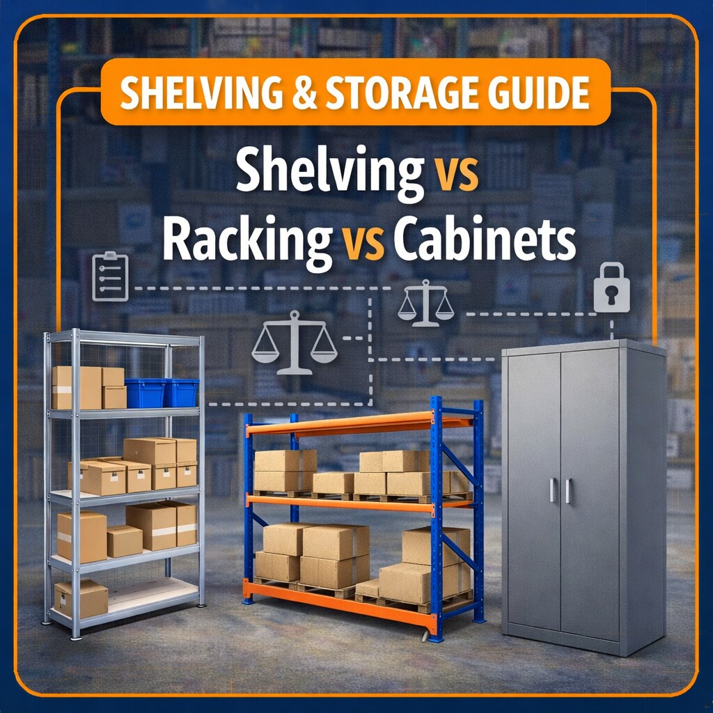 Shelving & Storage Guide: Shelving vs Racking vs Cabinets | 4Dock