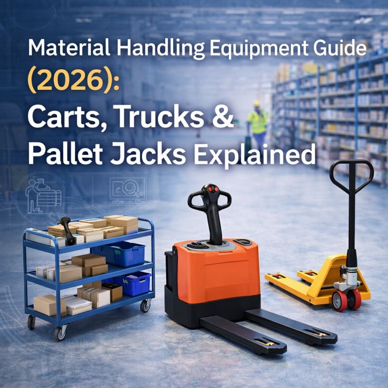 Material Handling Equipment Guide (2026): Carts, Trucks & Pallet Jacks ...