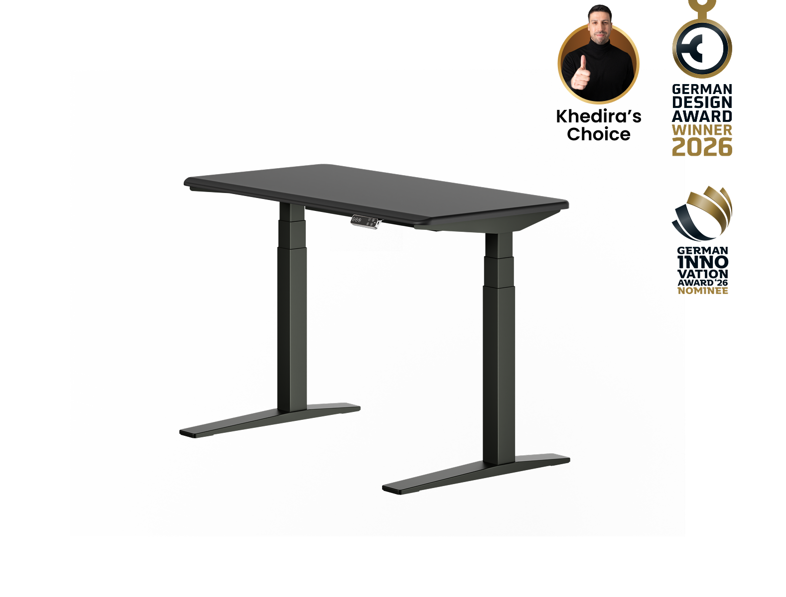 FlexiSpot E7 Flow 內嵌電源電動升降桌