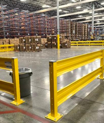 Next Rails Warehouse How Guard Rails in the Warehouse Prevent Costly Damage & Downtime | 4Dock