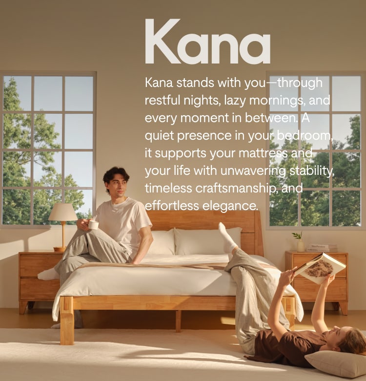 FlexiSpot Kana Japanese Joinery Bed | Simple Design, Quick Assembly
